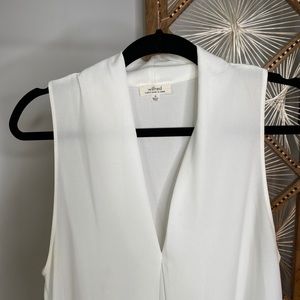 Wilfred White Sleeveless Blouse